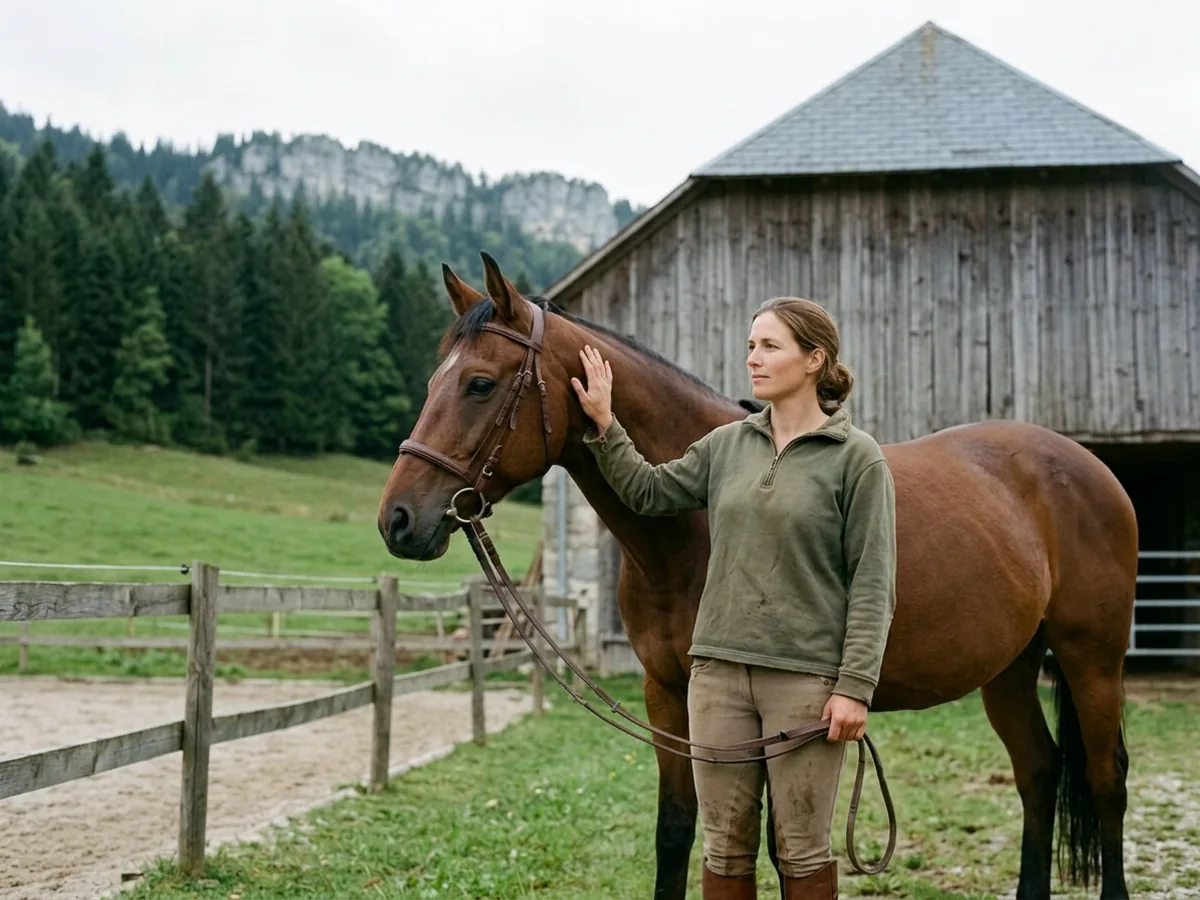 Cours d'équitation à Les Houches, Haute-Savoie